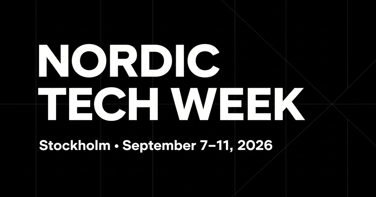 Officiell eventbild för Tech Open